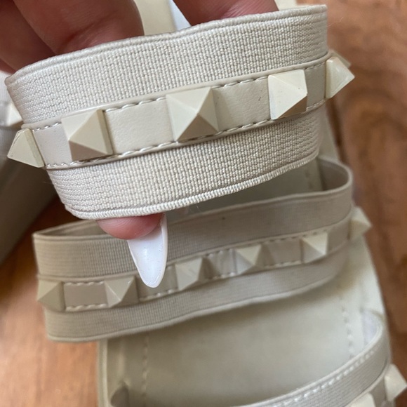 Steve Madden reegan studded sandal bone - Picture 3 of 4